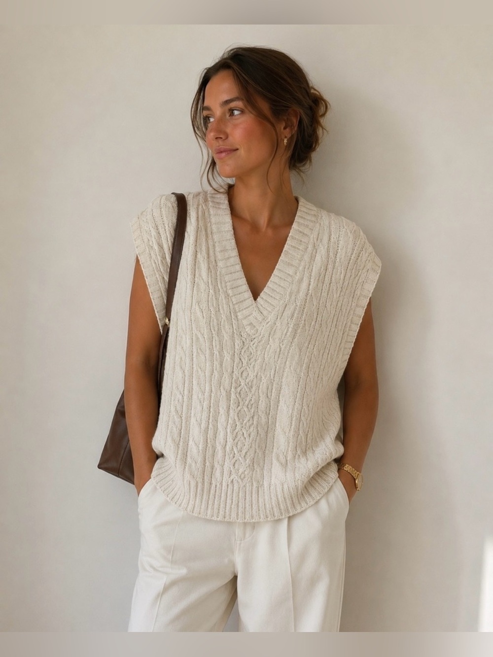 Anthropologie Oversized Sweater Vest